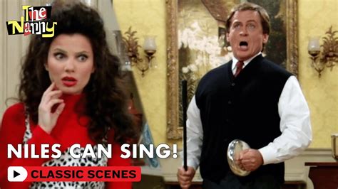 Niles Can Sing The Nanny Youtube