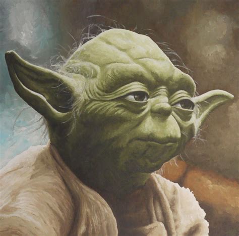Yoda Portrait Painting By Jonmckenzie On Deviantart