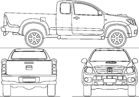 Mobile Coloring Toyota Hilux Coloring Pages