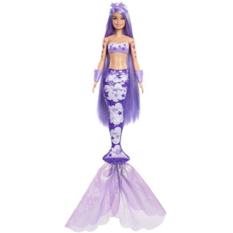 Papusa Surpriza Barbie Sirena Color Reveal Hdn68 Noriel