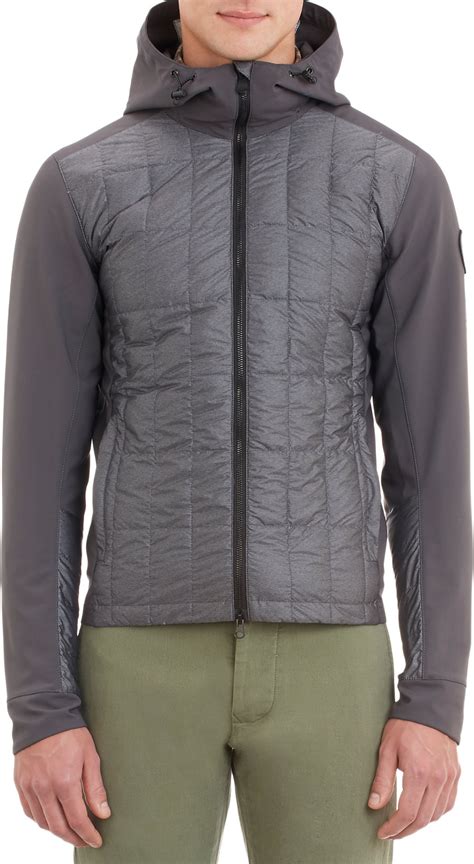 Canada goose montebello parka mid grey women's on sale. Canada Goose Branta Gridquilted Hooded Jacket in Gray for ...