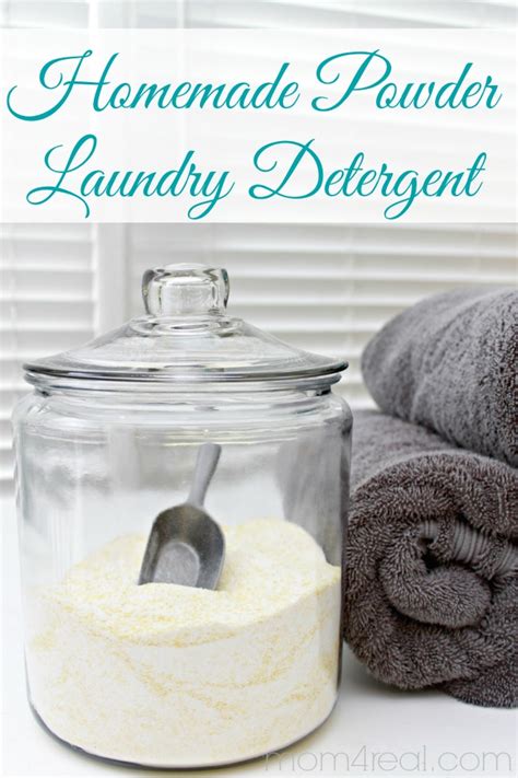 Homemade Laundry Detergent Powder Recipe Mom 4 Real