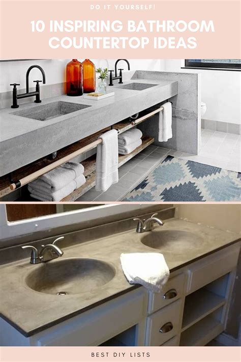 Bathroom Countertop Ideas Bathroom Countertops Diy Countertops