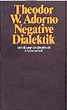 Negative Dialektik, First Edition - AbeBooks