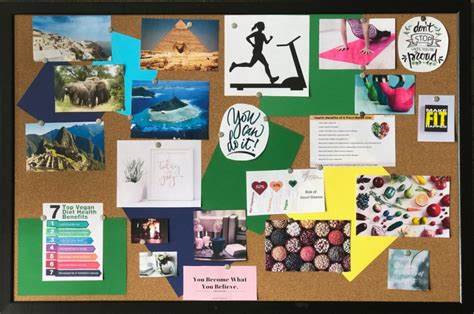 Making A Vision Board For Inspiration A Case For Plant Based