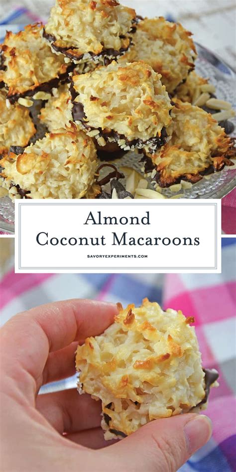 Almond Coconut Macaroons Light And Fluffy Coconut Cookies