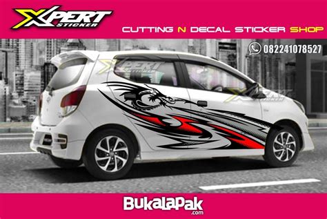 Baru 23 Cutting Sticker Mobil Agya Kuning Stiker Mobil