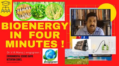 Bioenergy In Four Minutes Youtube