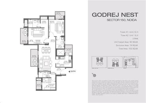 Godrej Nest Sector 150 Noida Floor Plan Floorplansclick