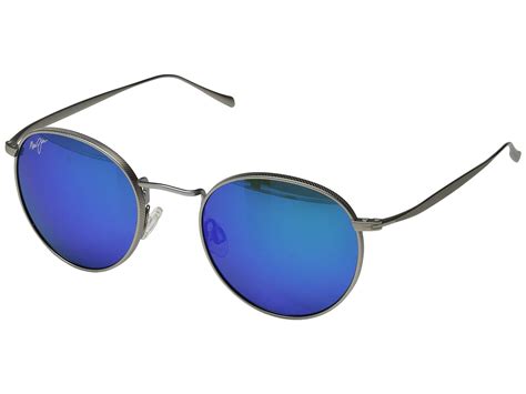 lyst maui jim nautilus antique bronze hcl bronze athletic performance sport sunglasses in blue