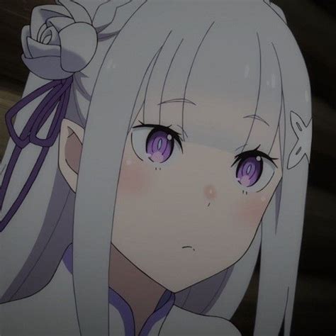 Rezero Emilia Rezero Emilia Black And White Wallpaper Re Zero