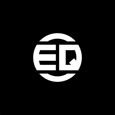 Eq Logo Monogram Isolated On Circle Element Design Template 3746977