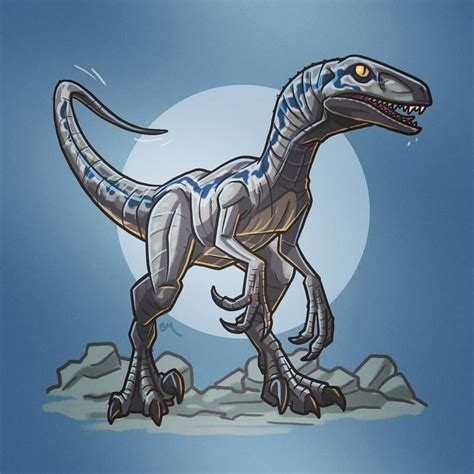 Dibujos Para Colorear De Dinosaurios Jurassic World Blue Libro