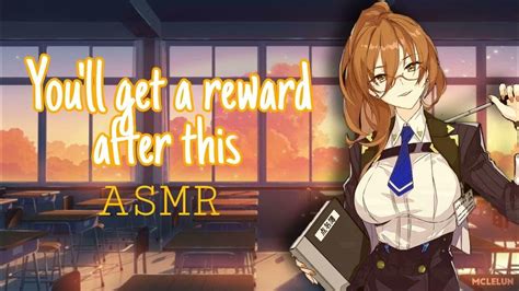 Asmr~strict But Flirty Professor Keeps You After Class F4a Youtube