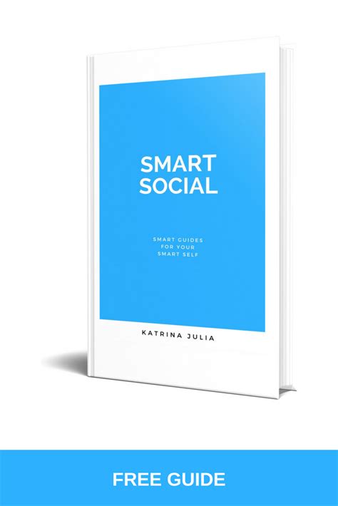 A Book With The Title Smart Social On It And An Image Of A Blue Background