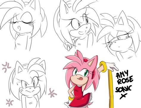 Amy Rose Sonic X By Klaudy Na On Deviantart Amy Rose Sonic Rose