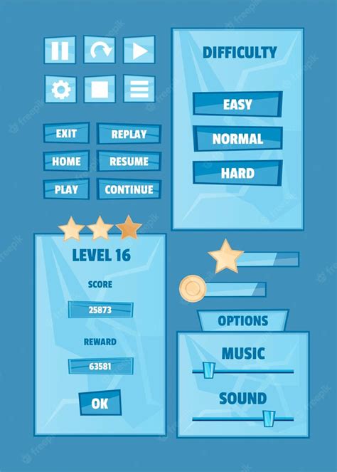 Free Vector User Interface Design Elements