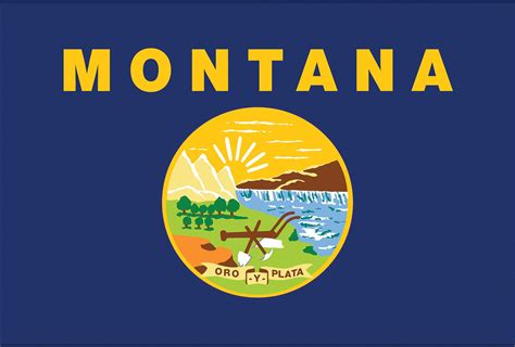 Nylglo Montana State Flag 3 Fth X 5 Ftw Outdoor 2nek8143160 Grainger