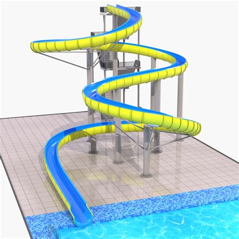 Water Park 3d Models For Download Turbosquid