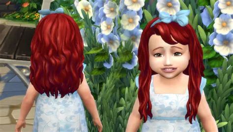 Mystufforigin Daisy Hair Retextured Sims 4 Hairs