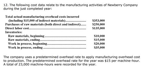 Overhead is overapplied when more overhead is applied to the jobs than was actually incurred. Solved: *** Compute The Amount Of Underapplied Or Overappl ...