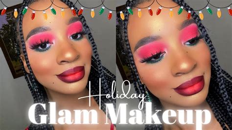 Easy Holiday Glam Makeup Vlogmas Day 1 🎄 Youtube
