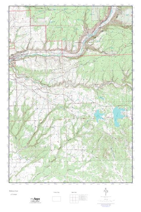 Mytopo Dolores East Colorado Usgs Quad Topo Map