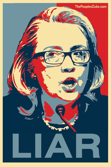Cover Streets With Hillary Liar Posters Wherever She Goes