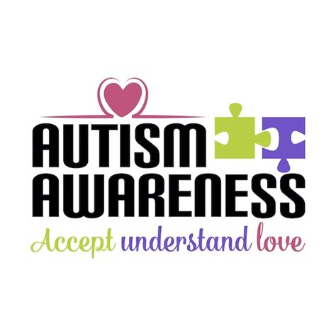 Premium Vector Autism Awareness Accept Understand Love