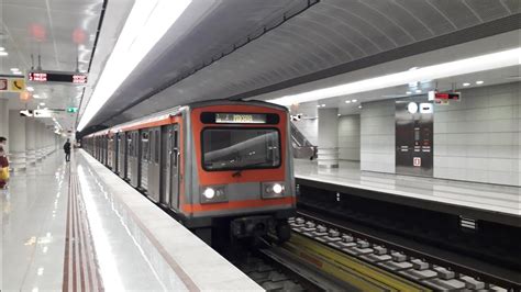 Athens Metro First Day Of The New Stations In Line 3 Youtube