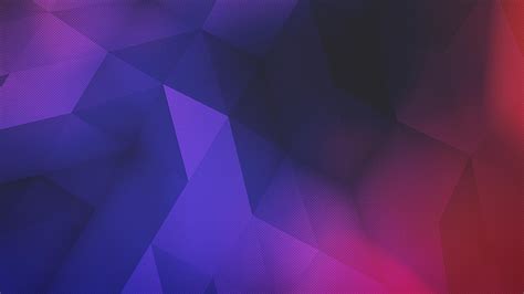 Abstract Red Purple Blue Low Poly Digital Art Artwork Wallpapers