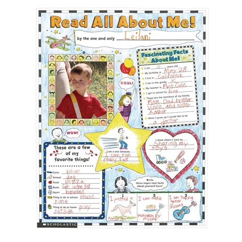 All About Me Posters Printable