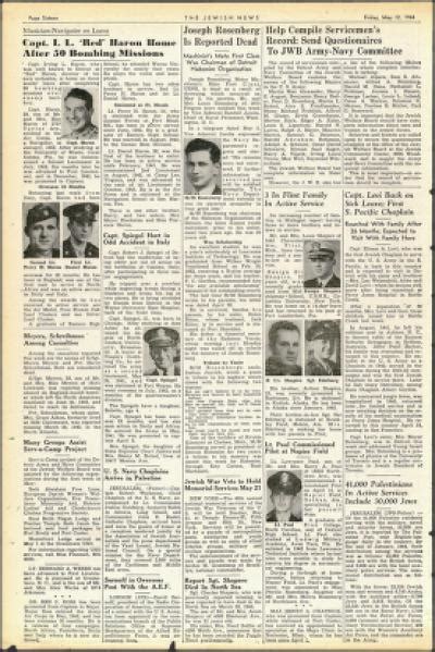 The Detroit Jewish News Digital Archives May 12 1944 Image 16