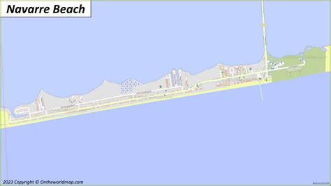 Navarre Beach Map