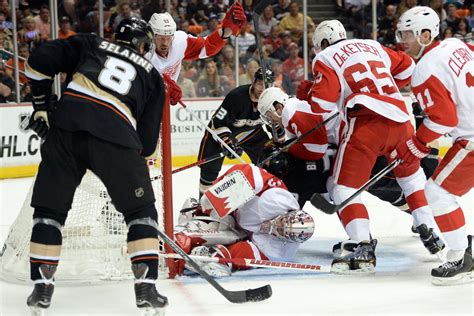 Ducks Vs Red Wings Game 2 Update Detroit Scores Early Again Koivu