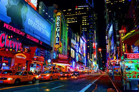 Photography Lights Night City New York Neon Broadway Manhattan Time Square Thatswhtjustnsaid