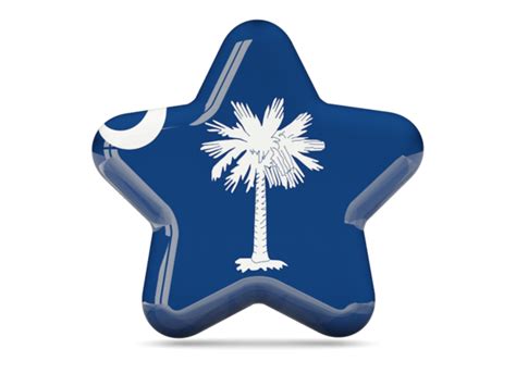 Star Icon Illustration Of Flag Of South Carolina