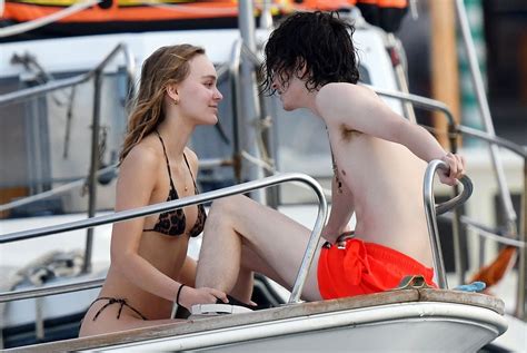 Timothee Chalamet And Lily Rose Depp Kiss The Fappening