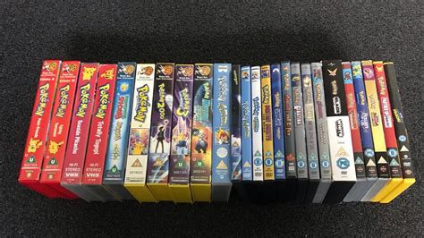 my pokemon uk vhs and dvd collection [2023 edition] youtube