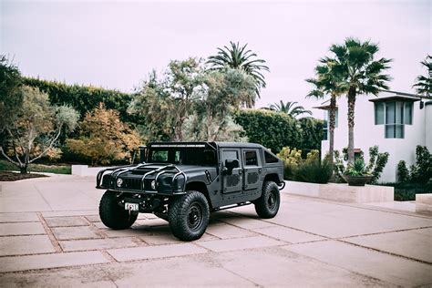 Mil Specs Latest Hummer H1 Custom Suv Has A Heart Of Darkness Autoblog