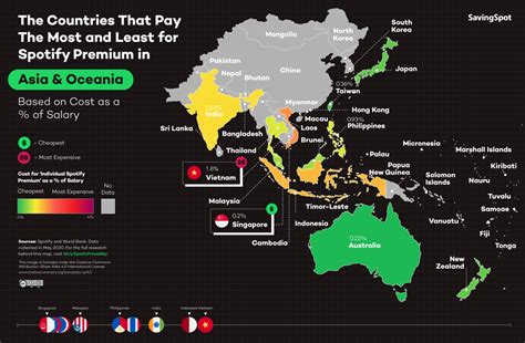 Spotify Premium Prices Differ Around The World—here Are The Countries