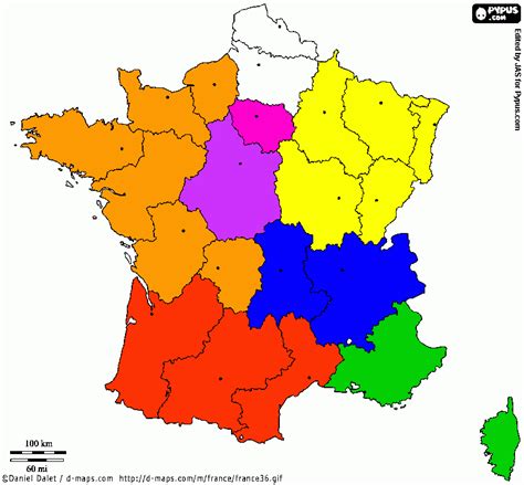 Mapa Francia Ag Para Colorear Mapa Francia Ag Para Imprimir