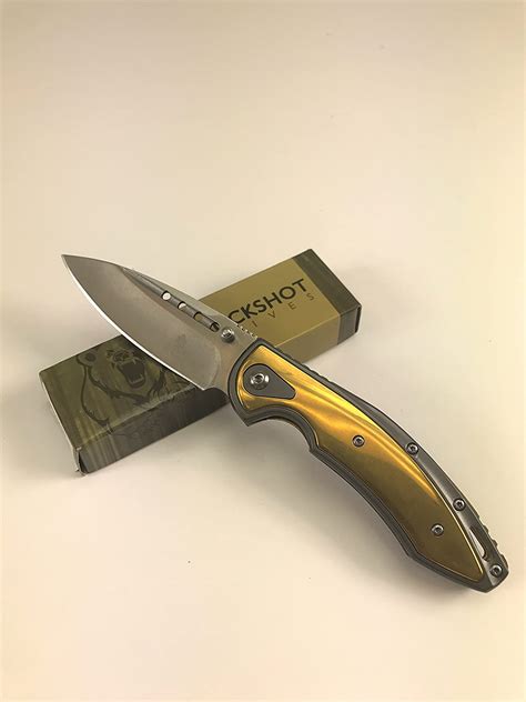 Wartech Buckshot Knives Thumb Open Spring Assisted