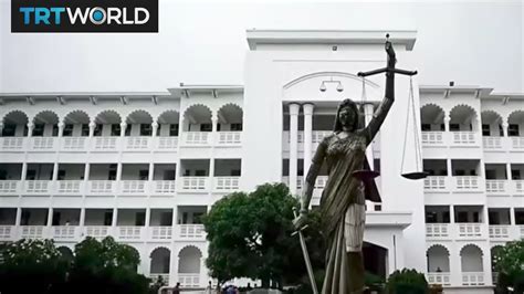 Bangladesh Reinstalls Lady Justice Statue At Supreme Court Youtube
