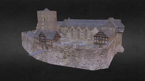 Fortified Manor Buy Royalty Free 3d Model By Johnhoagland Ee86a7f