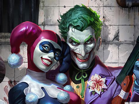 Joker And Harley Quinn Desktop Wallpapers Wallpaper Cave