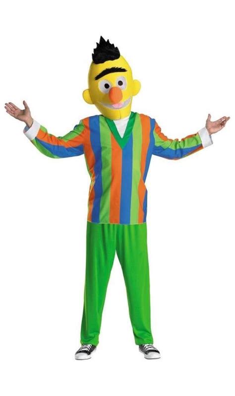 Retro Bert Adult Funny Sesame Street Costume