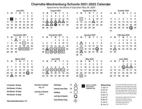 Cms School Calendar 2021 2022 Charlotte Mecklenburg Schools