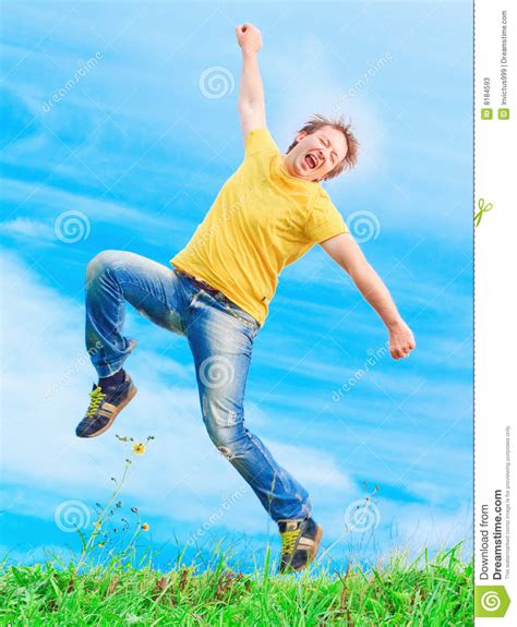 Man celebrates a success stock image. Image of healthy ...