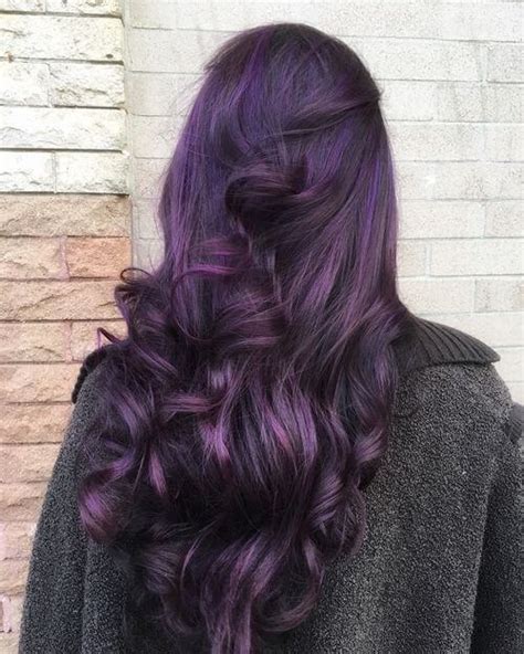 I used l'oreal paris soft violet black on grown out ombre'd hair. 26 Incredible Purple Hair Color Ideas Trending Right Now